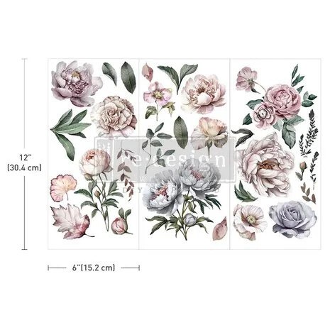 Siirtokuva 30x45 cm - Re-Design with Prima Small Transfers Blossom Breeze
