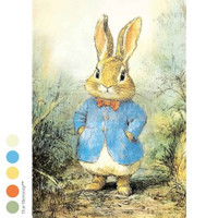 Kuitupaperi A3,Re-Design with Prima Bunny Hollow Decoupage Fiber