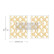 Foliosiirtokuva 27x42 cm - Re-Design with Prima Kacha Middy Foil Transfers Golden Lacework