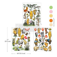 Siirtokuva 27x63 cm, Re-Design with Prima Mapleberry Glen Blooms Middy Transfers