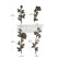 Huonekalukoriste 4 kpl - Re-Design with Prima Decor Poly Petals in Harmony
