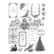 Leimasinsetti 21x27 cm - Decor Clear Stamps Santa's Helper Tags