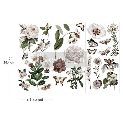 Siirtokuva 30x45 cm - Re-Design with Prima Small Transfers Secret Garden