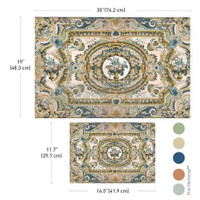 Kuitupaperisetti, Re-Design with Prima Serenade In Blue Double Delight Decoupage Fiber Paper Set