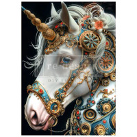 Decoupage-kuitupaperi 59x84 cm - Re-Design with Prima Technicorn Decoupage Fiber