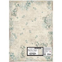 Riisipaperi 50x70 cm - Stamperia Art Stories Big Rice Paper Leaves Pattern