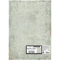 Riisipaperi 50x70 cm - Stamperia Art Stories Big Rice Paper Manuscript Pattern