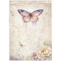 Riisipaperi 21x29 cm - Stamperia Quiet Days Rice Paper Butterfly