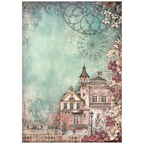 Riisipaperi 21x29 cm - Stamperia Master of Magic Rice Paper House