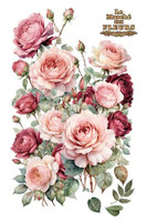 Siirtokuva 90x240 cm - Papers For You Decor Transfers Rosé 4 pcs