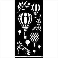 Sabluuna 12x25 cm - Stamperia Timeless Thick Stencil Air Balloons