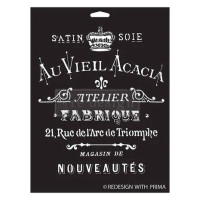 Sabluuna 22x30 cm - Re-Design Decor Stencils Satin Soie