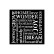 Sabluuna 12x12 cm - Stamperia Hidden Grove Thick Stencil Writings