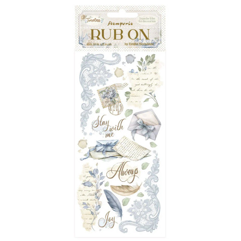 Siirtokuva 10x21 cm - Stamperia Timeless Rub-On Letters