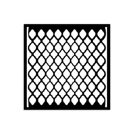 Sabluuna 12x12 cm - Stamperia Timeless Thick Stencil Net Texture