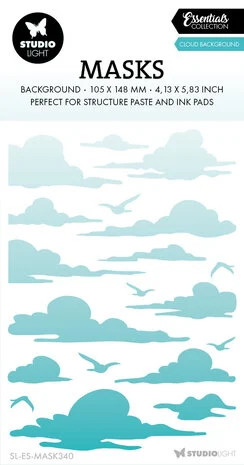 Sabluuna 15x21 cm - Studio Light Cloud Background Essentials Background Mask
