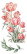 Siirtokuva 30x60 cm - Papers For You Decor Transfers Tulips 4 pcs
