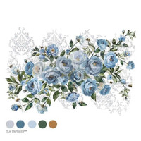 Siirtokuva 60x88 cm - Re-Design Decor Transfers Azure Blossom