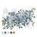Siirtokuva 60x88 cm - Re-Design Decor Transfers Azure Blossom