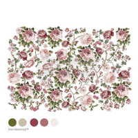 Siirtokuva 60x88 cm - Re-Design Kacha Blushing Blooms Symphony Decor Transfers