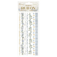 Siirtokuva 10x21 cm - Stamperia Timeless Rub-On Stripes