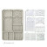 Koristemuotti 15x21 cm - Stamperia Silicon Mould Fence and Door