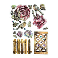Koristemuotti 15x21 cm - Stamperia House of Roses Silicon Mold Fence