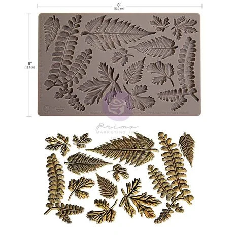 Koristemuotti 12x20 cm - Re-Design Finnabair Decor Moulds Fresh Foliage