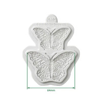Silikonimuotti - Katy Sue Designs Cosmic Shimmer Silicone Mould Delicate Detail Butterfly Duo