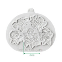 Silikonimuotti - Katy Sue Designs Cosmic Shimmer Silicone Mould Decorative Roses