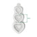Silikonimuotti - Katy Sue Designs Cosmic Shimmer Silicone Mould Ornate Heart Trio