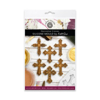 Silikonimuotti - Katy Sue Designs Cosmic Shimmer Silicone Mould Decorative Crosses