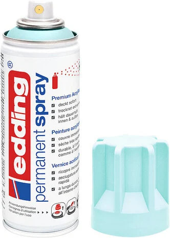 Spraymaali sininen - edding e-5200 Permanent Spray Pastel Blue Matt 200 ml