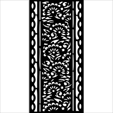 Sabluuna 12x25 cm - Stamperia Art of Travelling Thick Stencil Stripes
