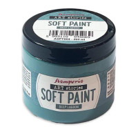 Kalkkimaali turkoosi 200 ml, Stamperia Art Stories Soft Paint Deep Lagoon
