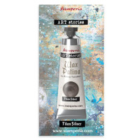 Vaha hopea 40 ml, Stamperia Art Stories Wax Patina Titan Silver