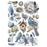 Riisipaperi 21x29 cm - Stamperia Birds Rice Paper