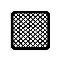 Sabluuna 12x12 cm - Stamperia Candy Christmas Thick Stencil Waffle Attern