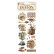 Siirtokuva 10x21 cm - Stamperia Coffee and Chocolate Rub-On Vintage Coffee Moments