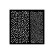 Sabluuna 12x12 cm - Stamperia Dots Pattern Thick Stencil