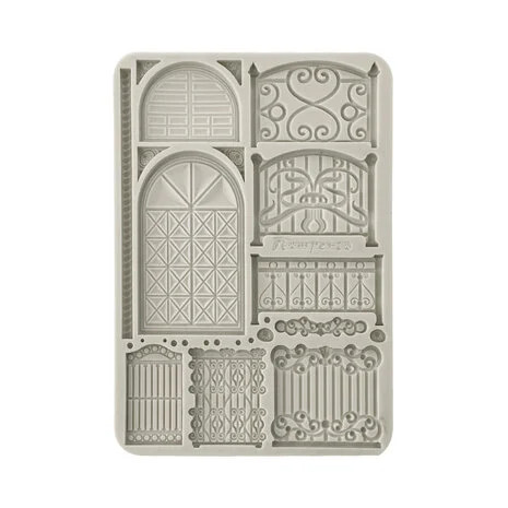 Koristemuotti 15x21 cm - Stamperia Silicon Mould Fence and Door
