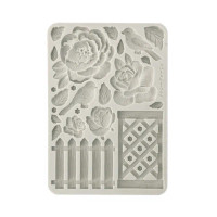 Koristemuotti 15x21 cm - Stamperia House of Roses Silicon Mold Fence