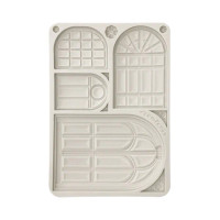 Koristemuotti 15x21 cm - Stamperia Masquerade Silicon Mould Windows