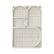 Koristemuotti 15x21 cm - Stamperia Masquerade Silicon Mould Windows