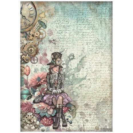 Riisipaperi 21x29 cm - Stamperia Master of Magic Rice Paper Lady