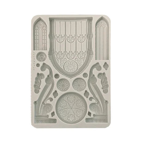 Koristemuotti 15x21 cm - Stamperia Master of Magic Silicon Mould Architecture Elements