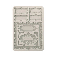 Koristemuotti 15x21 cm - Stamperia Master of Magic Silicon Mould Gothic Label