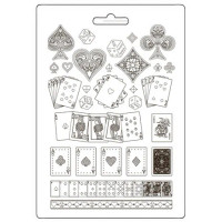 Koristemuotti 21x29 cm - Stamperia Master of Magic Soft Mould Cards