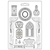 Koristemuotti 21x29 cm - Stamperia Master of Magic Soft Mould Room