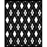 Sabluuna 20x25 cm - Stamperia Master of Magic Thick Stencil Rhombus Pattern
